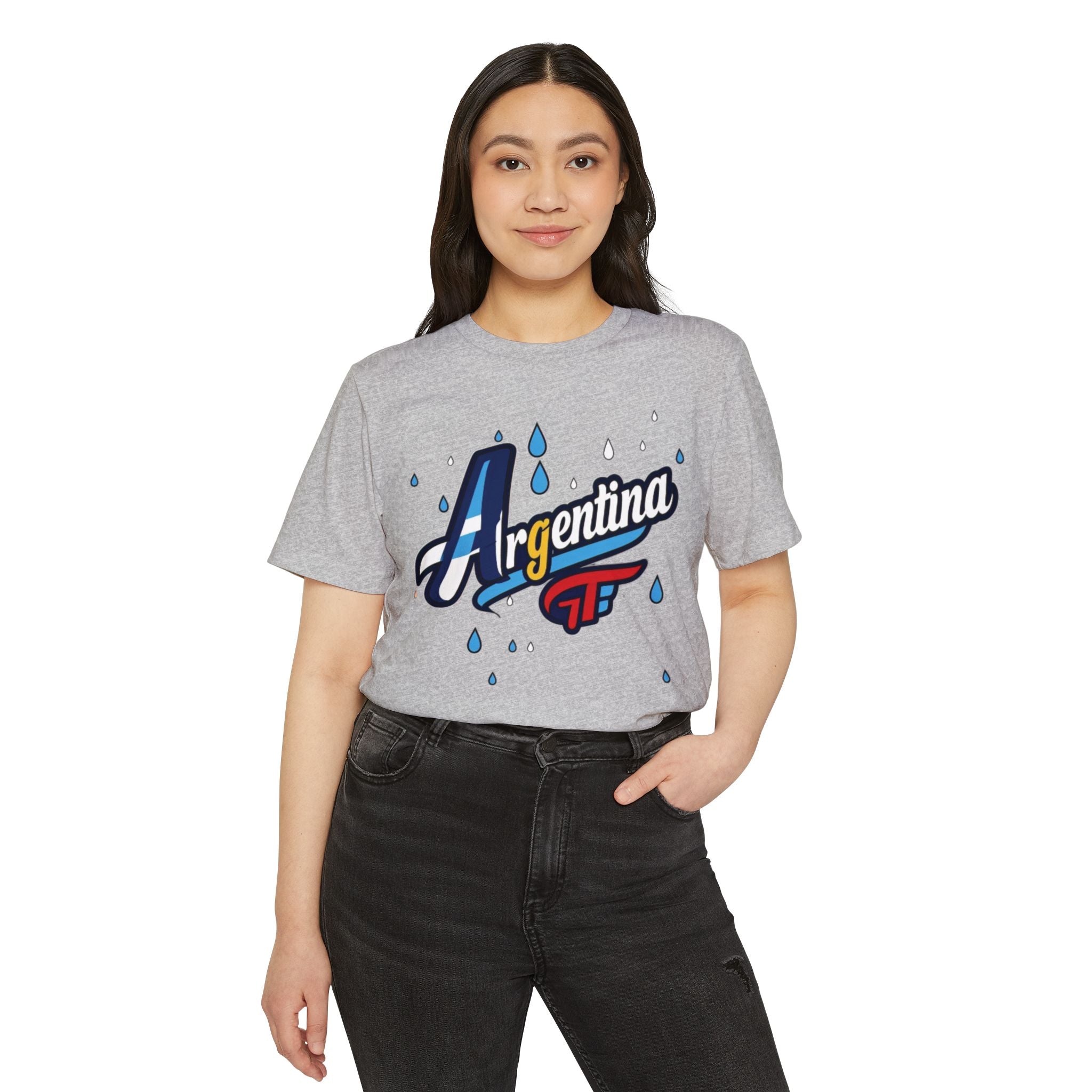 Camiseta gráfica Argentina - Moda unisex ecológica