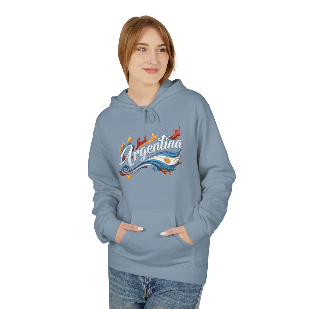 Argentina Flames Fleece Hoodie