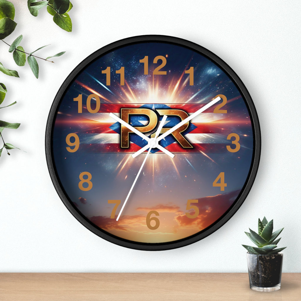 Reloj de pared elegante Cosmic PR: perfecto para la decoración del hogar o la oficina