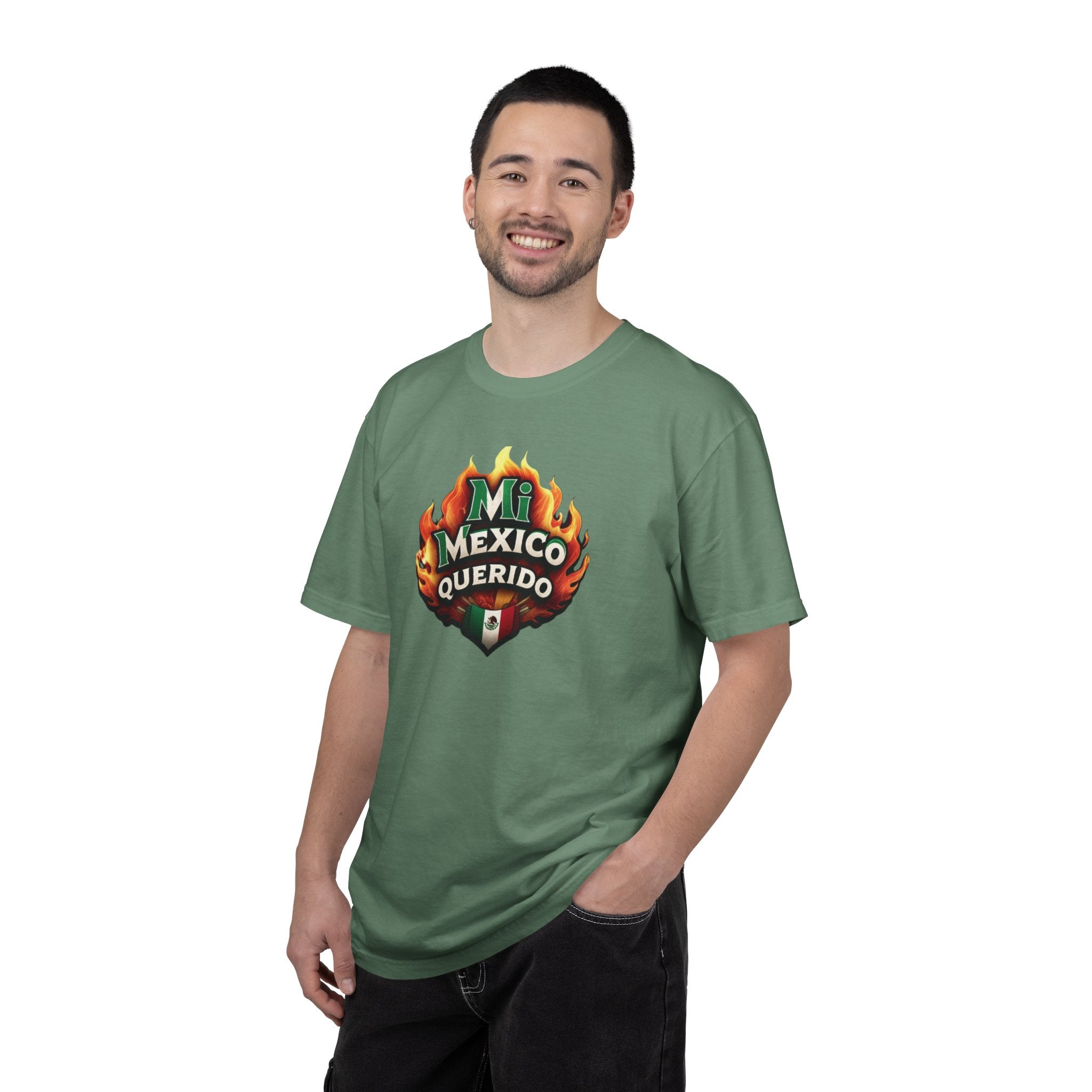 Mi Mexico Querido Flame Graphic Unisex T-Shirt