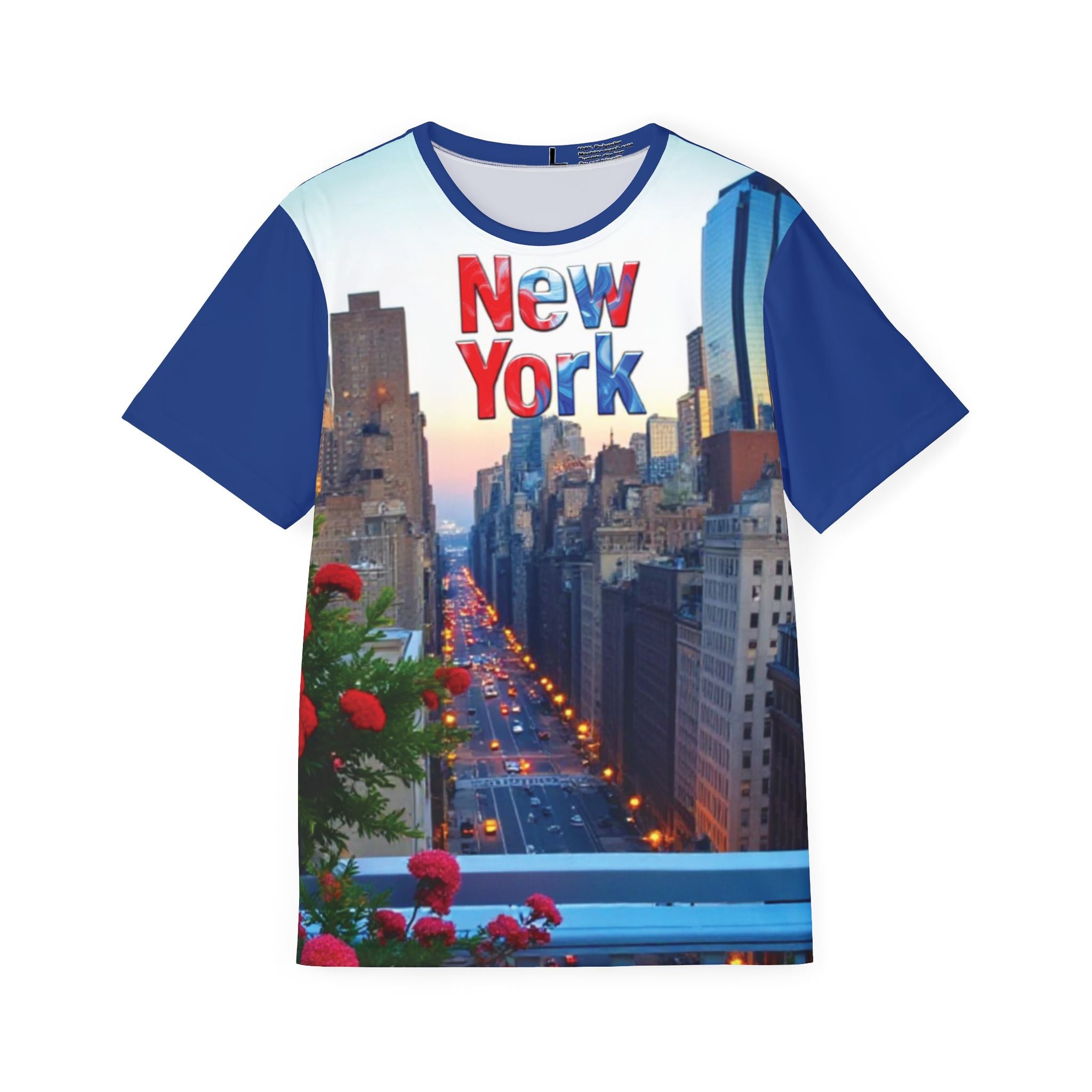 New York Skyline Sports Jersey — Men’s Cityscape Tee