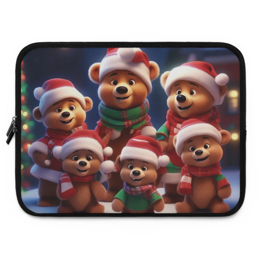 Christmas Bear Laptop Sleeve