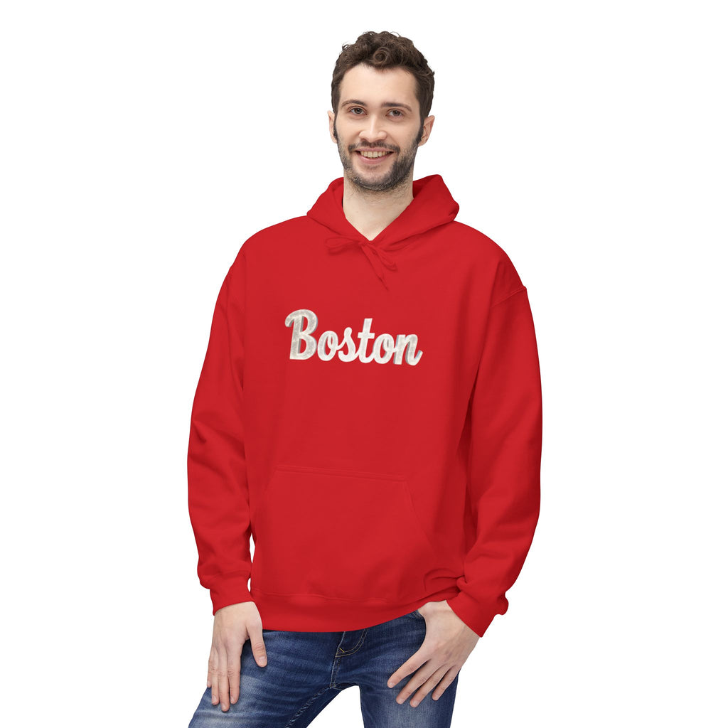 Cozy Unisex Fleece Hoodie with 'Boo' Design, Casual Wear, Gift for Halloween, Fall Fashion, Everyday Comfort, Perfect for Teens and Adults 