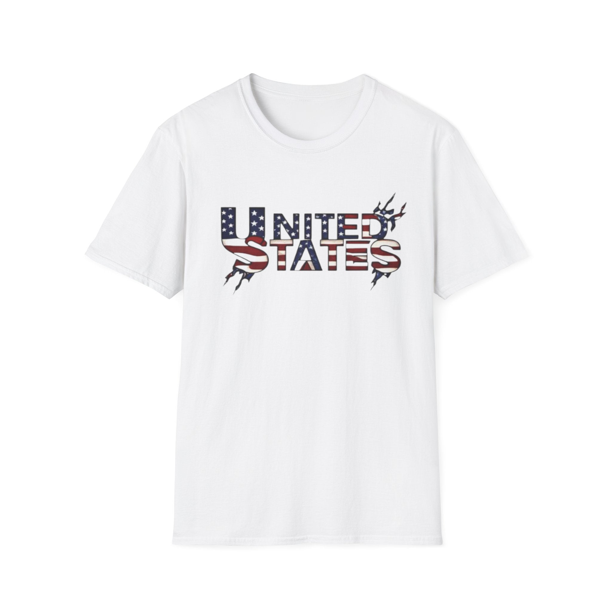 Patriotic USA T-Shirt - Unisex Softstyle Tee for Independence Day