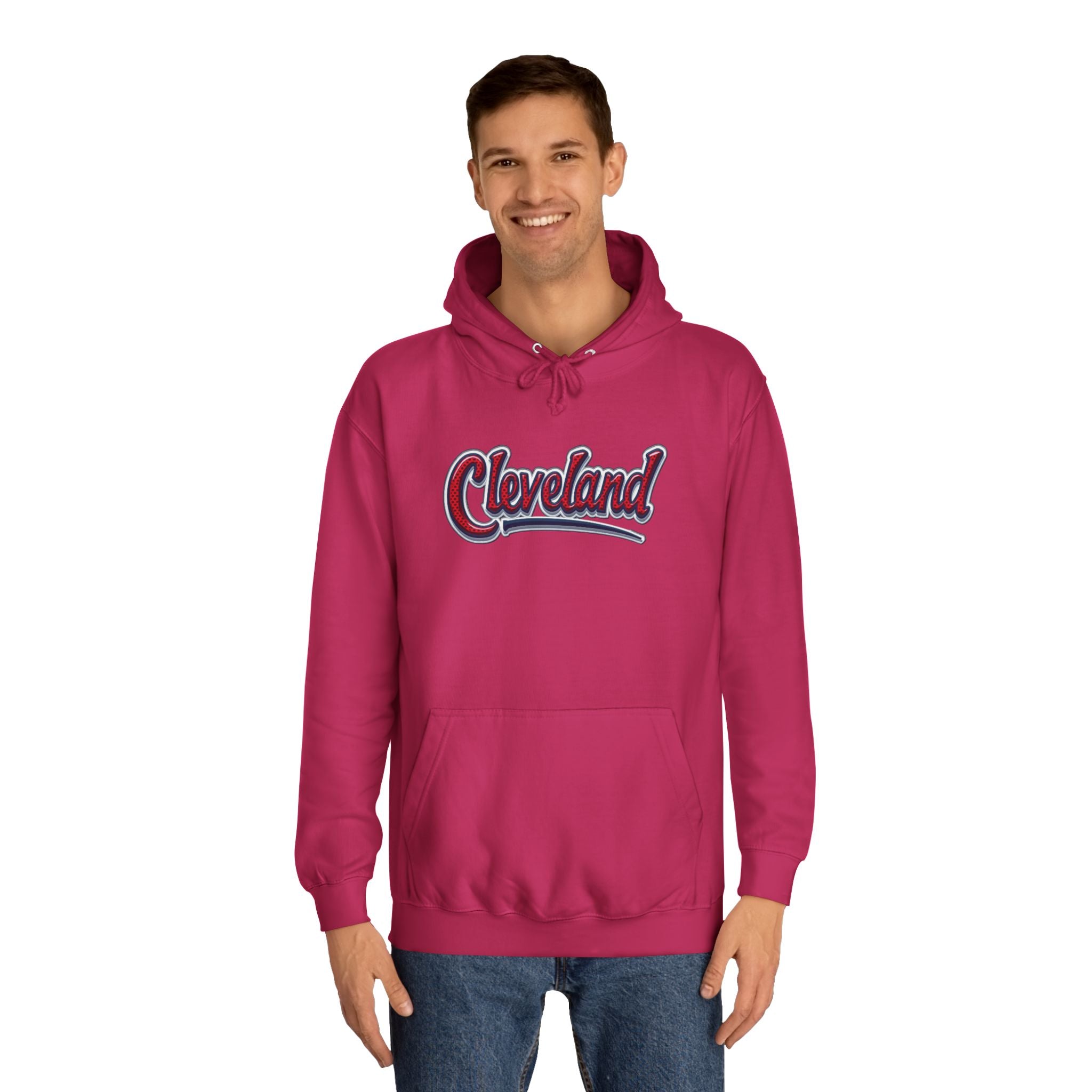 Cleveland Unisex College Hoodie - Cozy Casual Wear, College Spirit Wear, Team Apparel, Gift for Students, Perfect for Game Days 