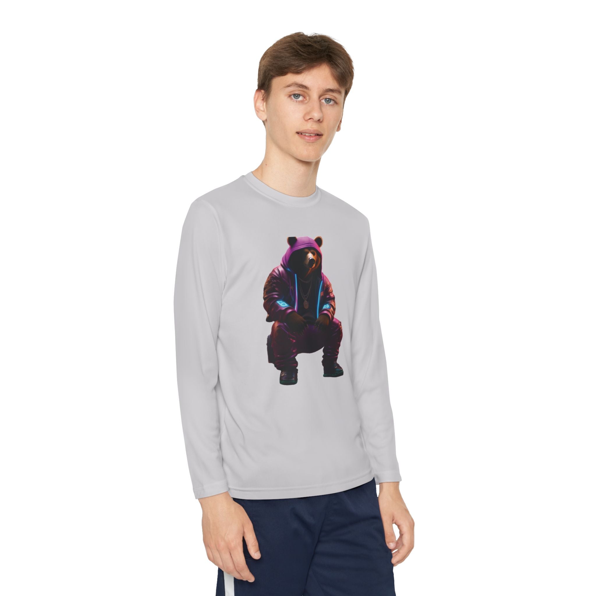 Youth T-Shirt Cute Bear Design for Girls