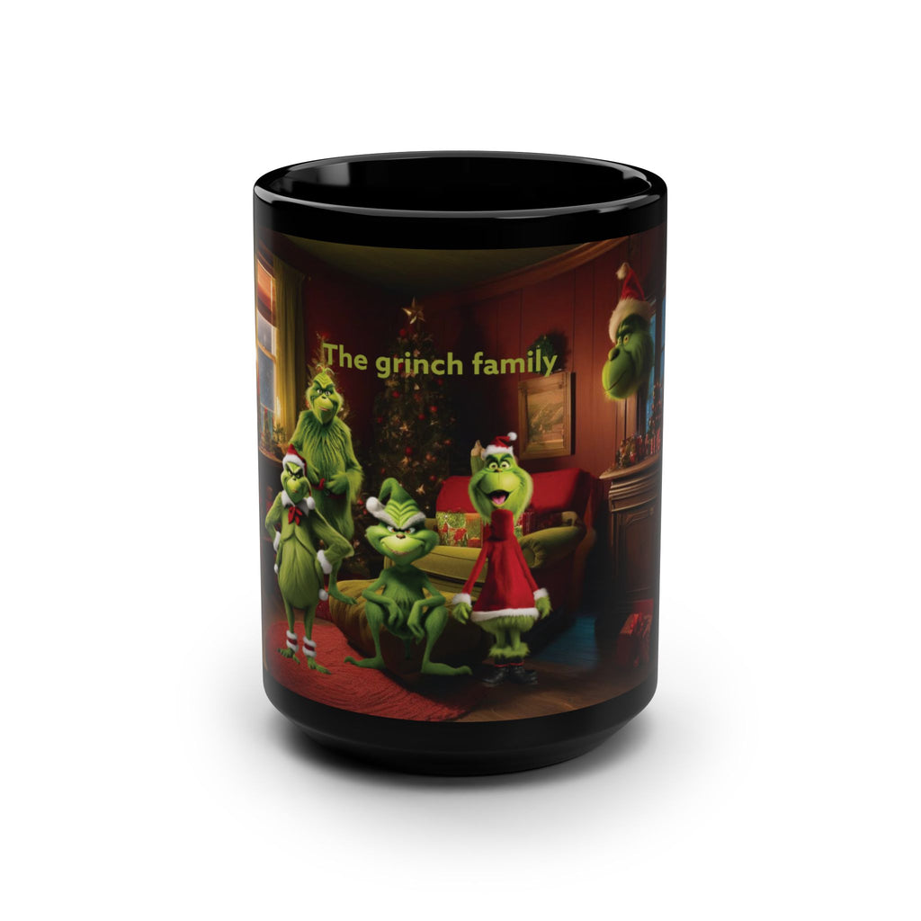 cute Grinch family mug 15oz