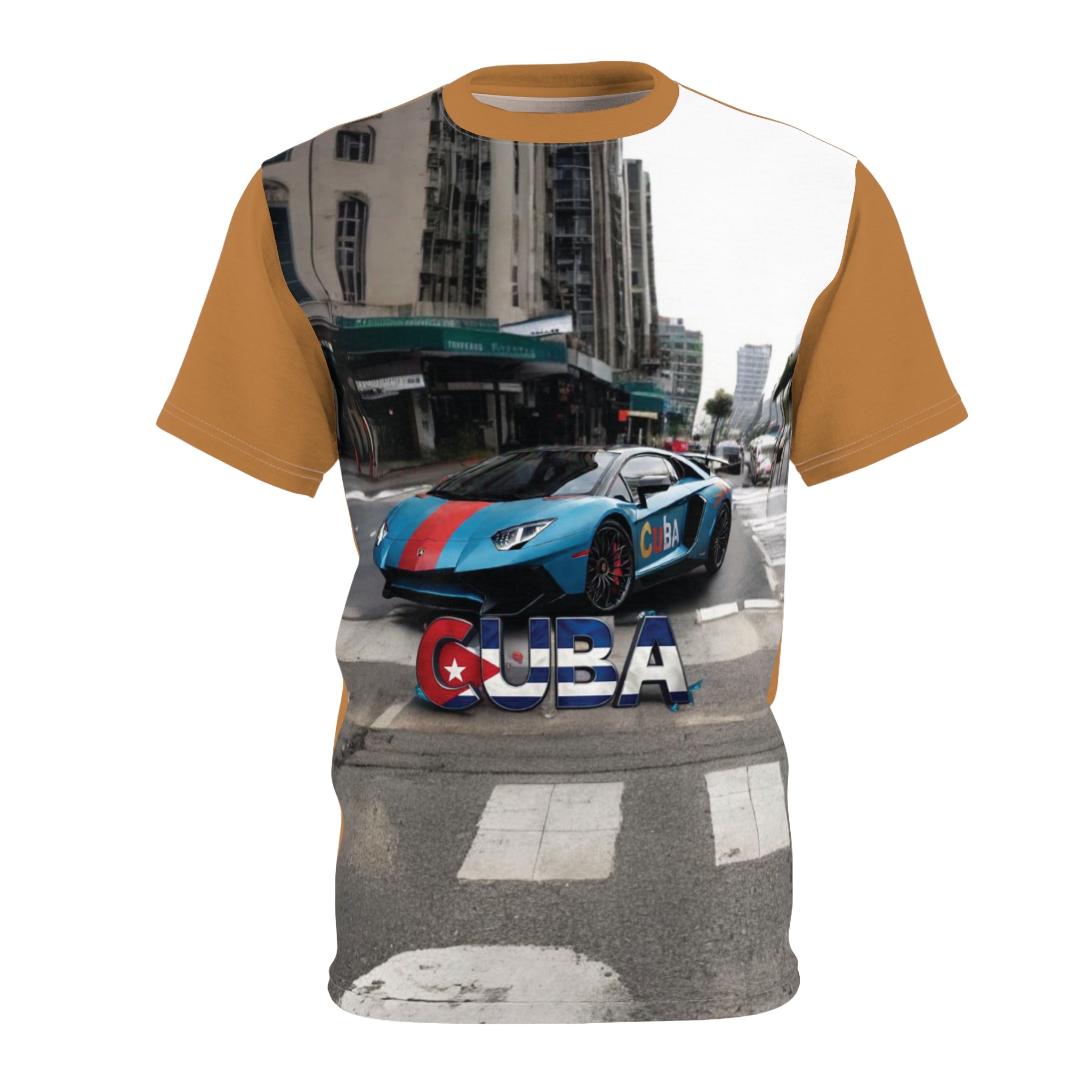 Camiseta con diseño cubano para caballeros