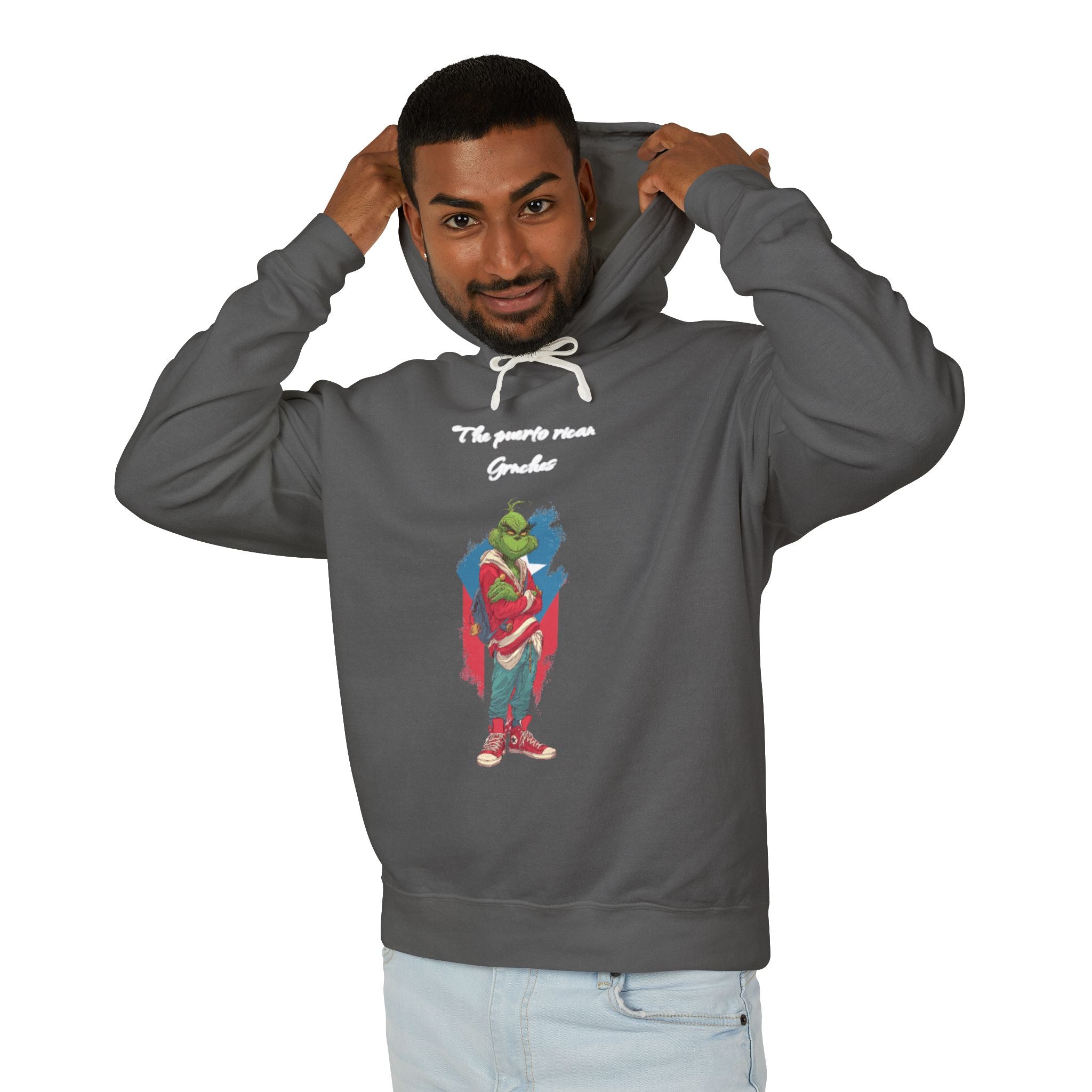 Grinch Holiday Hoodie — "The puerto rican Grinches " Cozy Christmas Sweatshirt