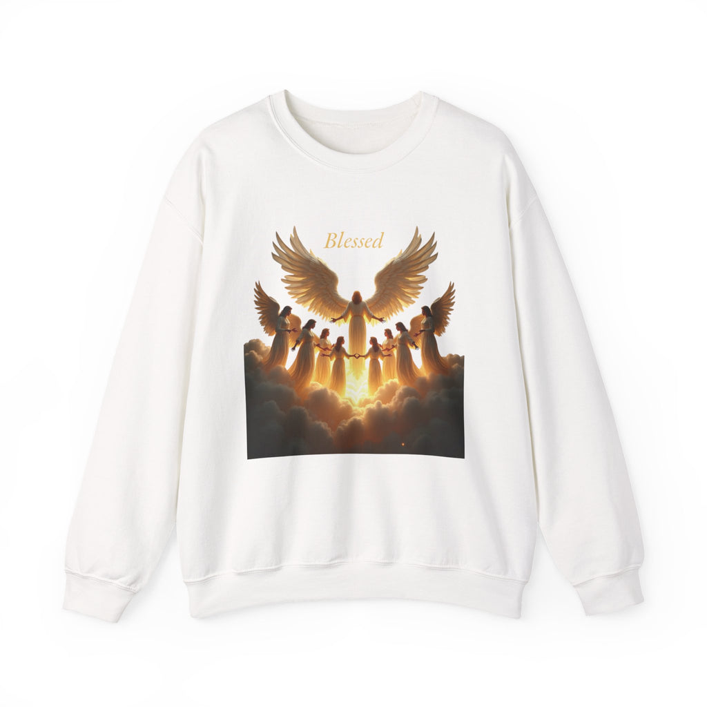Angelic Sweatshirt, Blessed Faithful Apparel, Spiritual Gift