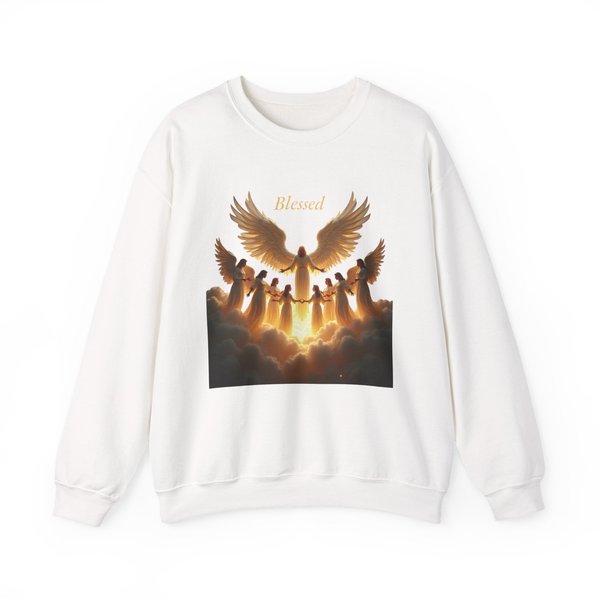 Angelic Sweatshirt, Blessed Faithful Apparel, Spiritual Gift