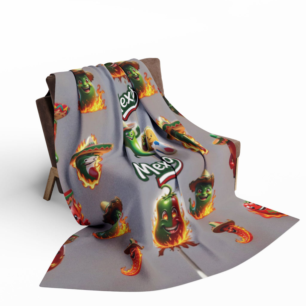 Manta "Fiesta Mexicana" — Diseño Colorido y Festivo