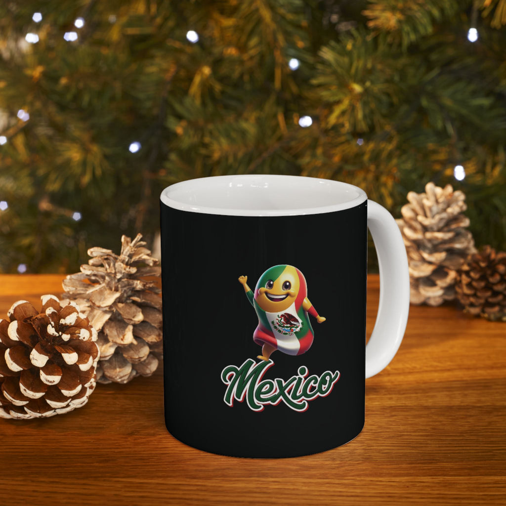 Taza de cerámica con diseño mexicano