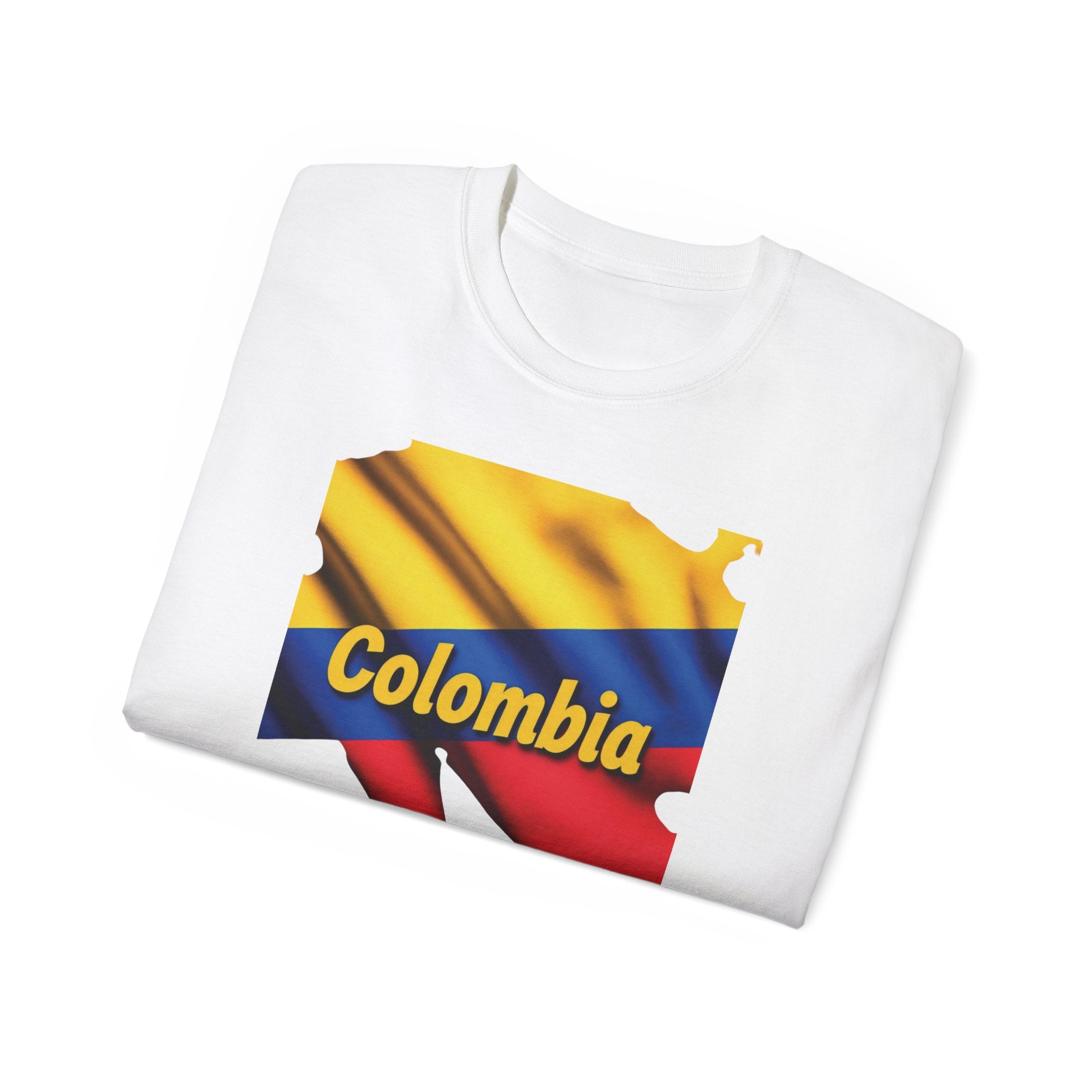 Camiseta unisex con los colores de la bandera de Colombia
