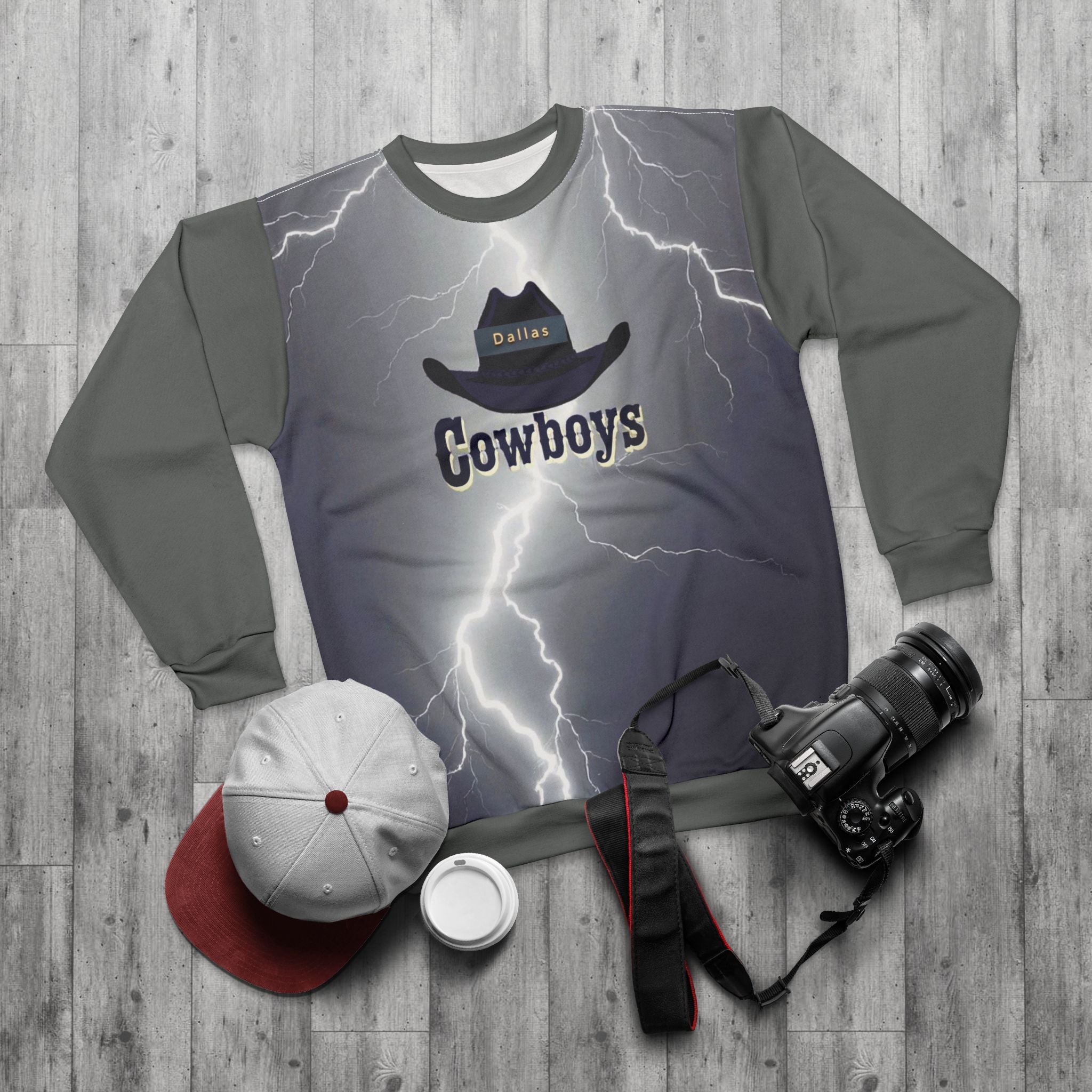 Lightning Cowboys Unisex Sweatshirt | Casual Wear, Gift, Unique Design, All-Occasion Apparel 