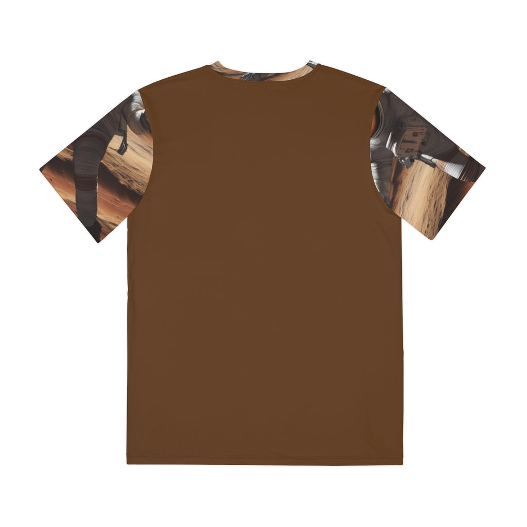 Men's Tee Shirt, with a beautiful image of the planet Mars