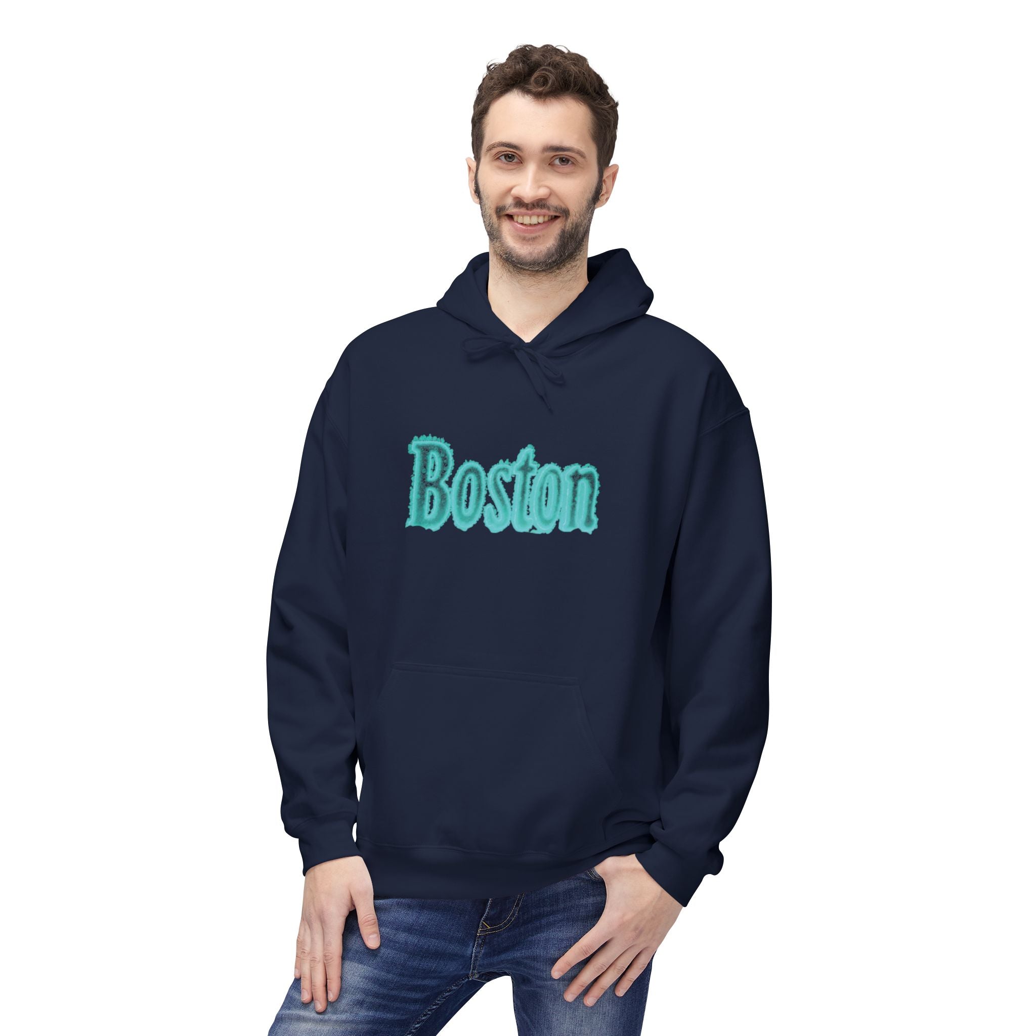 Boston Softstyle Fleece Hoodie – Cozy Unisex Sweatshirt for Boston Lovers, Perfect Gift for Birthdays, Travel, and Casual Wear