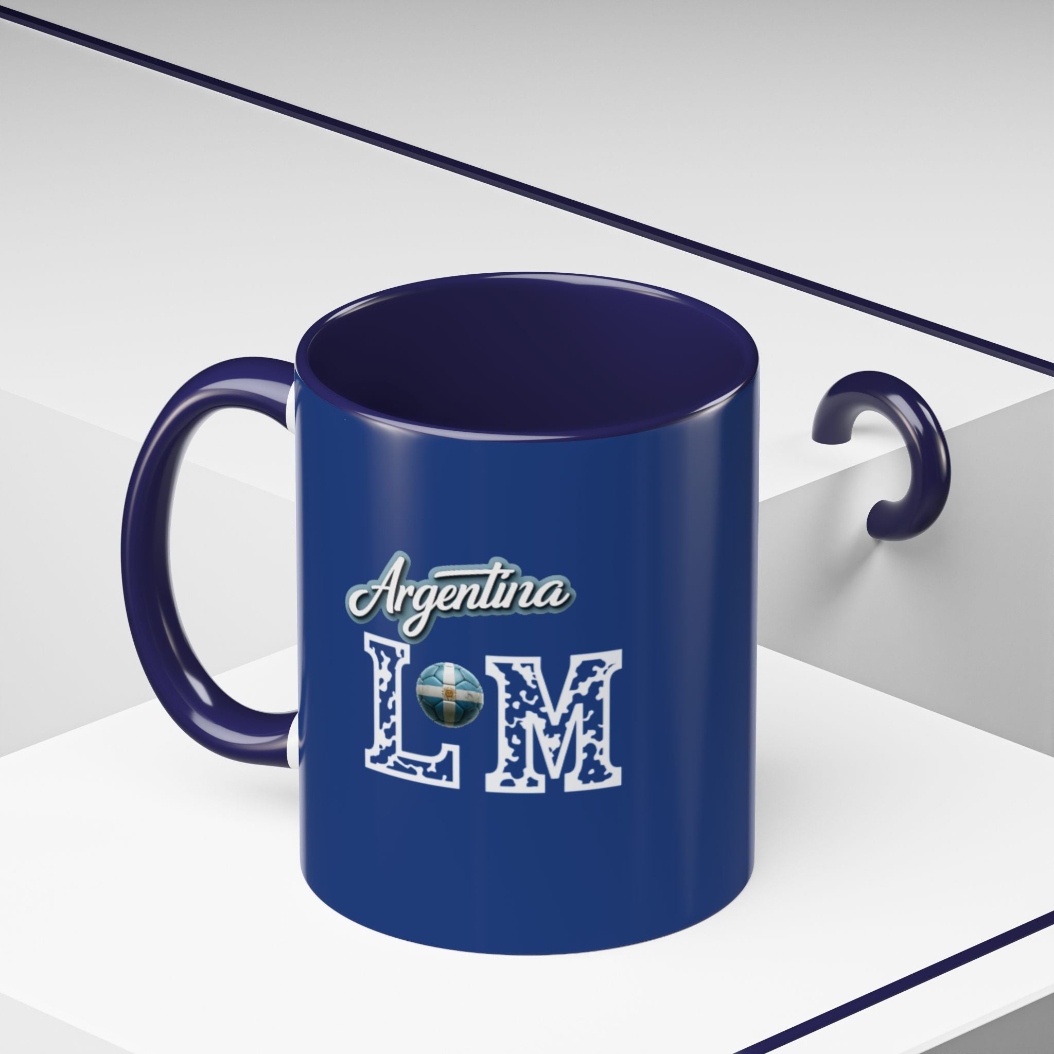 Taza de café con diseño argentino