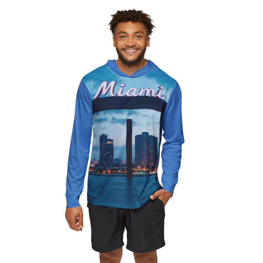 Miami Skyline Hoodie — Men’s Athletic Warmup Pullover