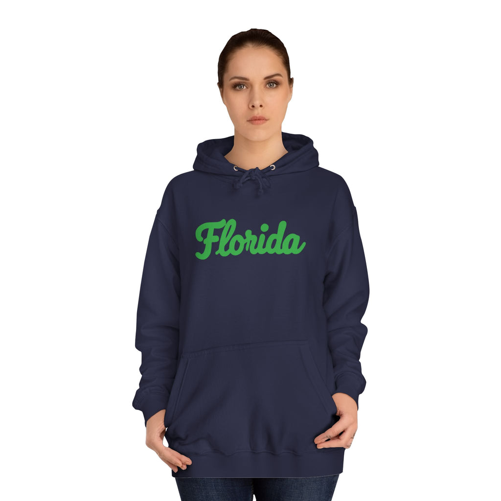 Florida Unisex College Hoodie, Cozy Sweatshirt, College Apparel, Graduation Gift, College Fan Gear, Casual Wear