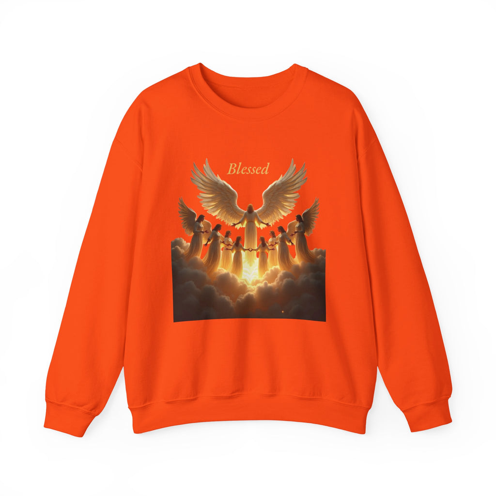 Angelic Sweatshirt, Blessed Faithful Apparel, Spiritual Gift