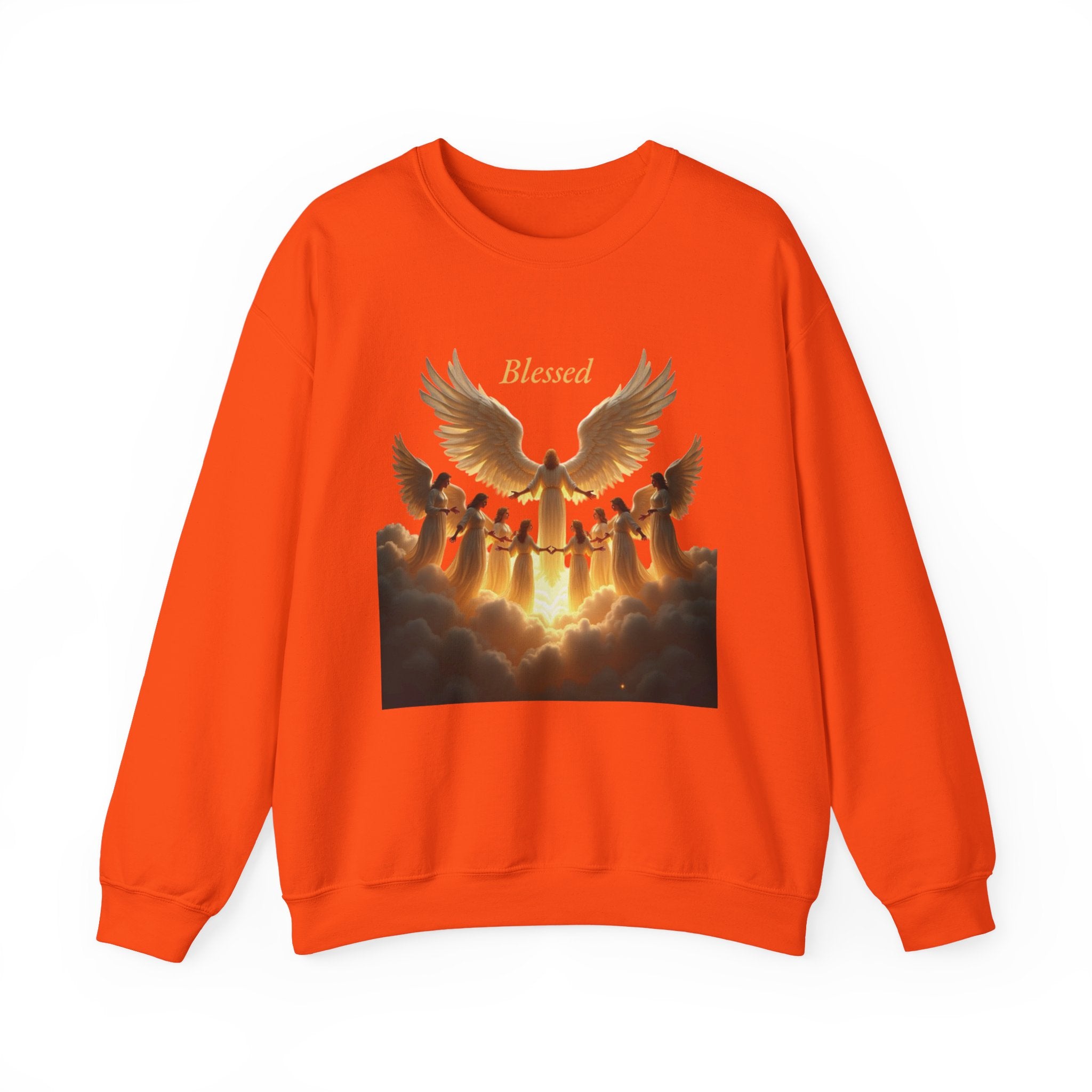 Angelic Sweatshirt, Blessed Faithful Apparel, Spiritual Gift