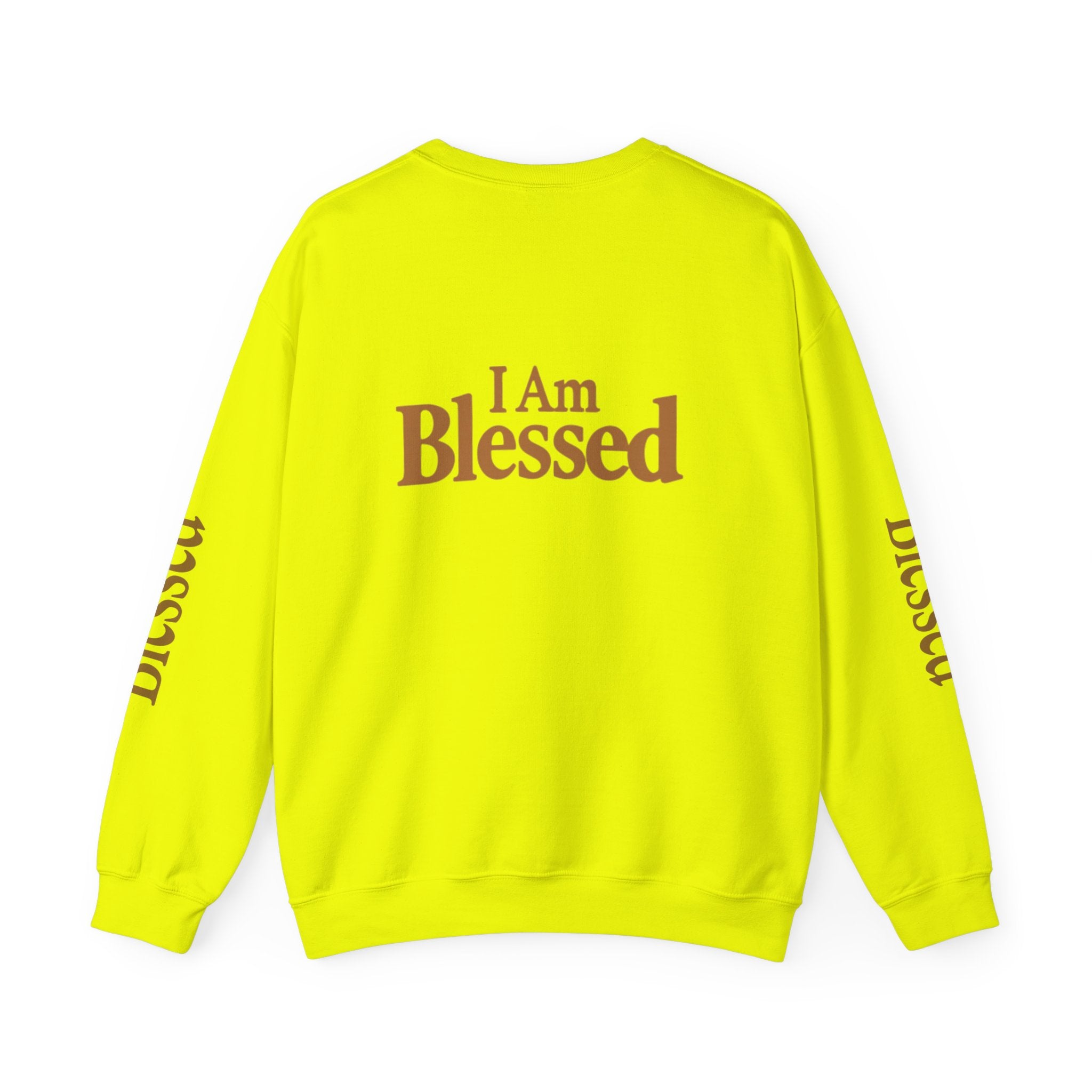 Unisex Heavy Blend™ Crewneck Sweatshirt with 'I Am Blessed' Design, Cozy Gift for Thanksgiving, Affirmation Apparel, Inspirational [...]