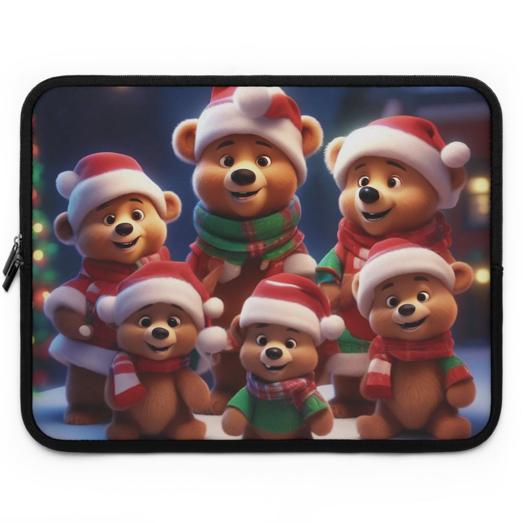 Christmas Bear Laptop Sleeve