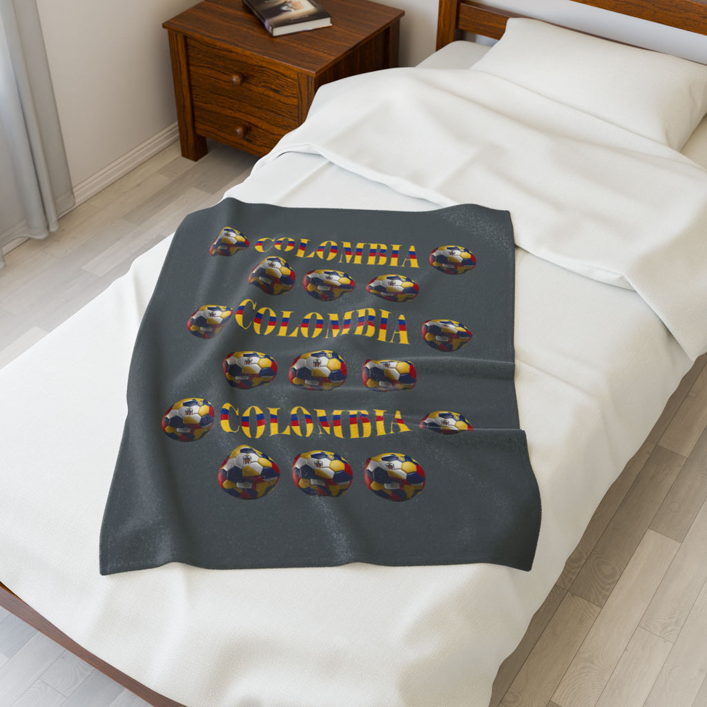Manta de terciopelo de felpa - Diseño colombiano