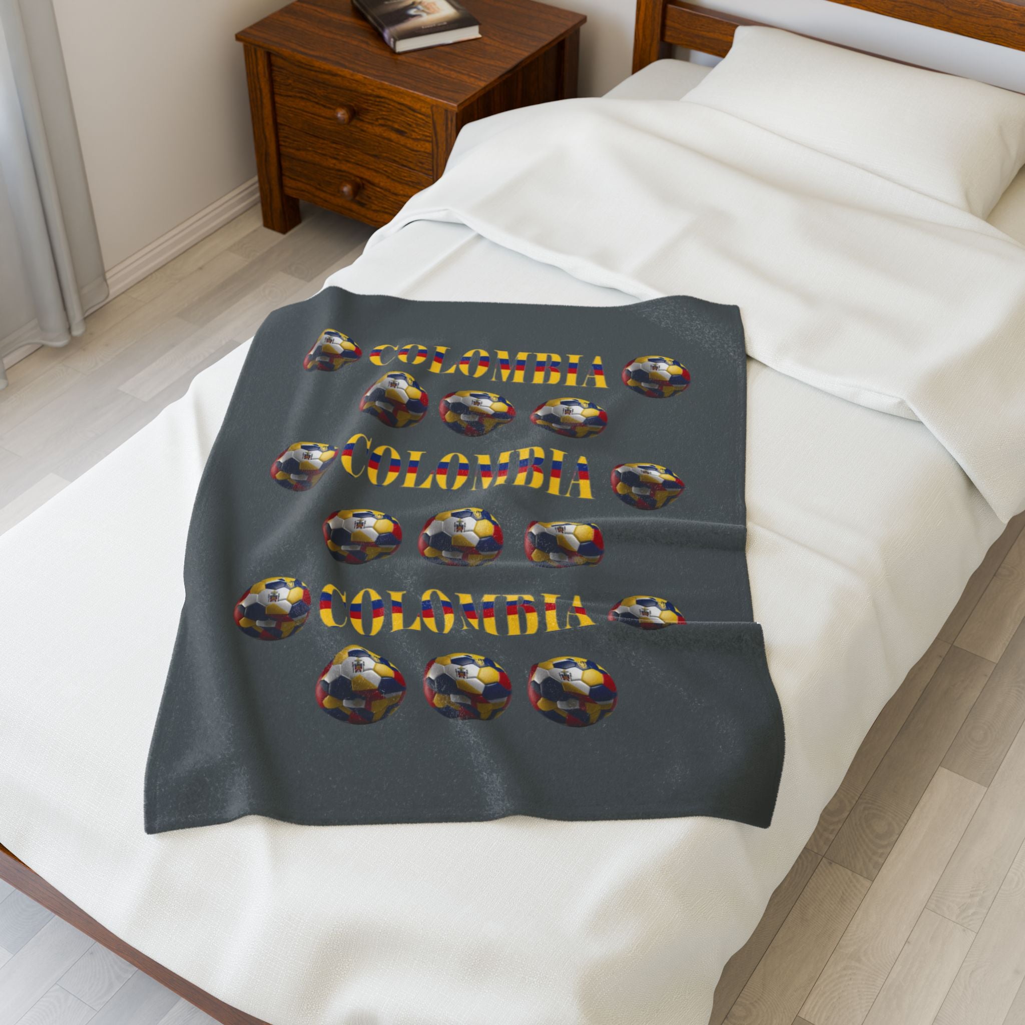 Manta de terciopelo de felpa - Diseño colombiano