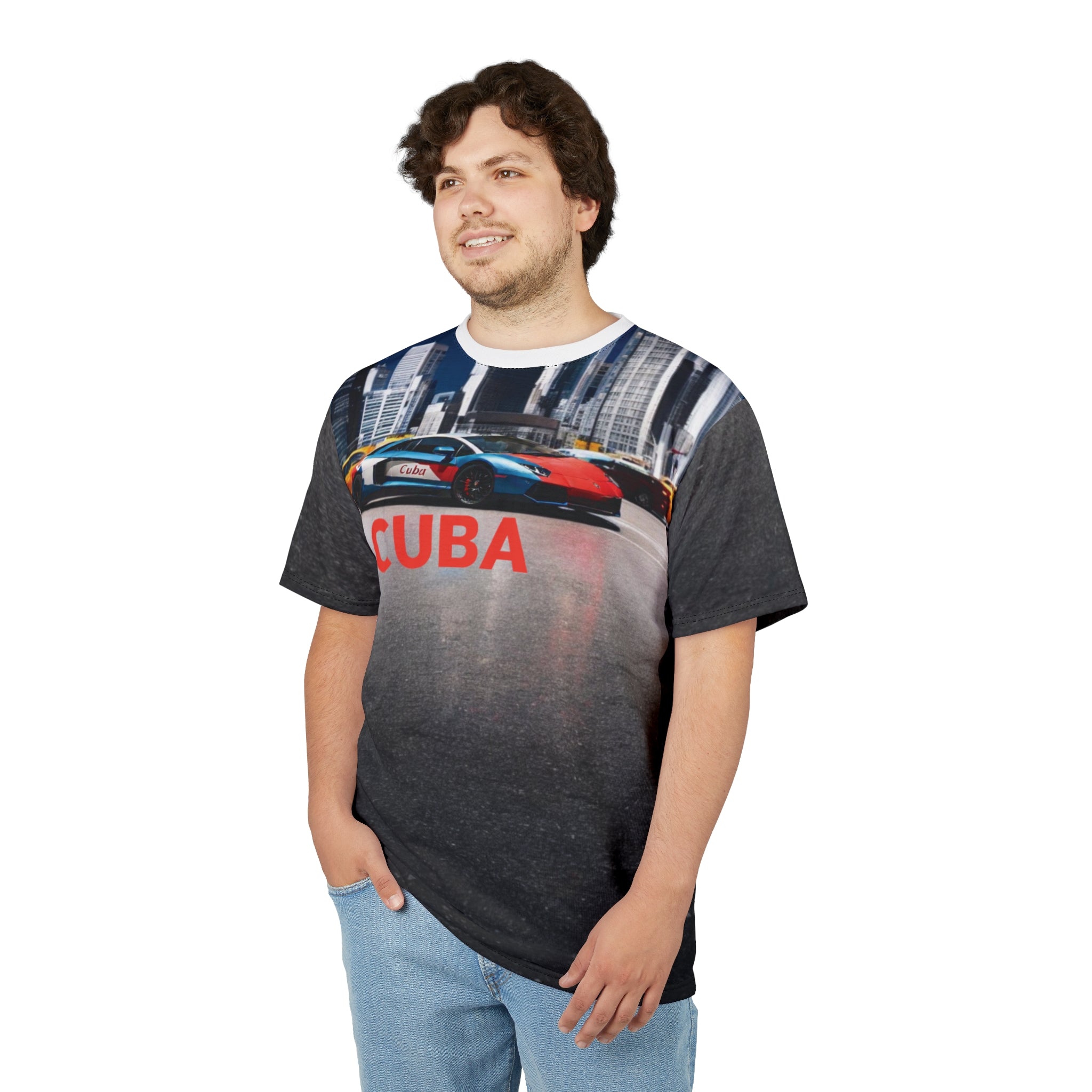 Camiseta gráfica de Cuba para caballeros