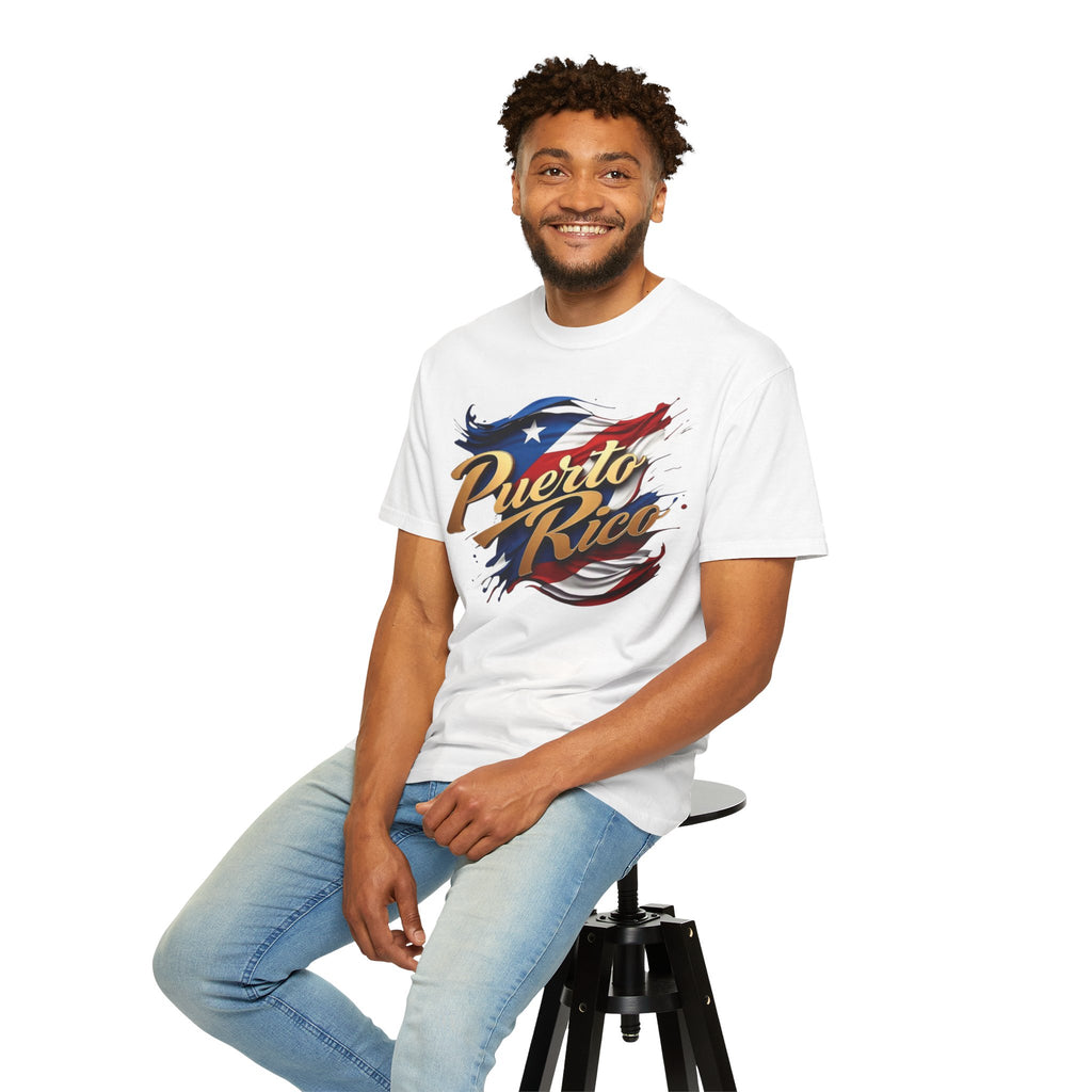 Puerto Rican tie-dye t-shirt