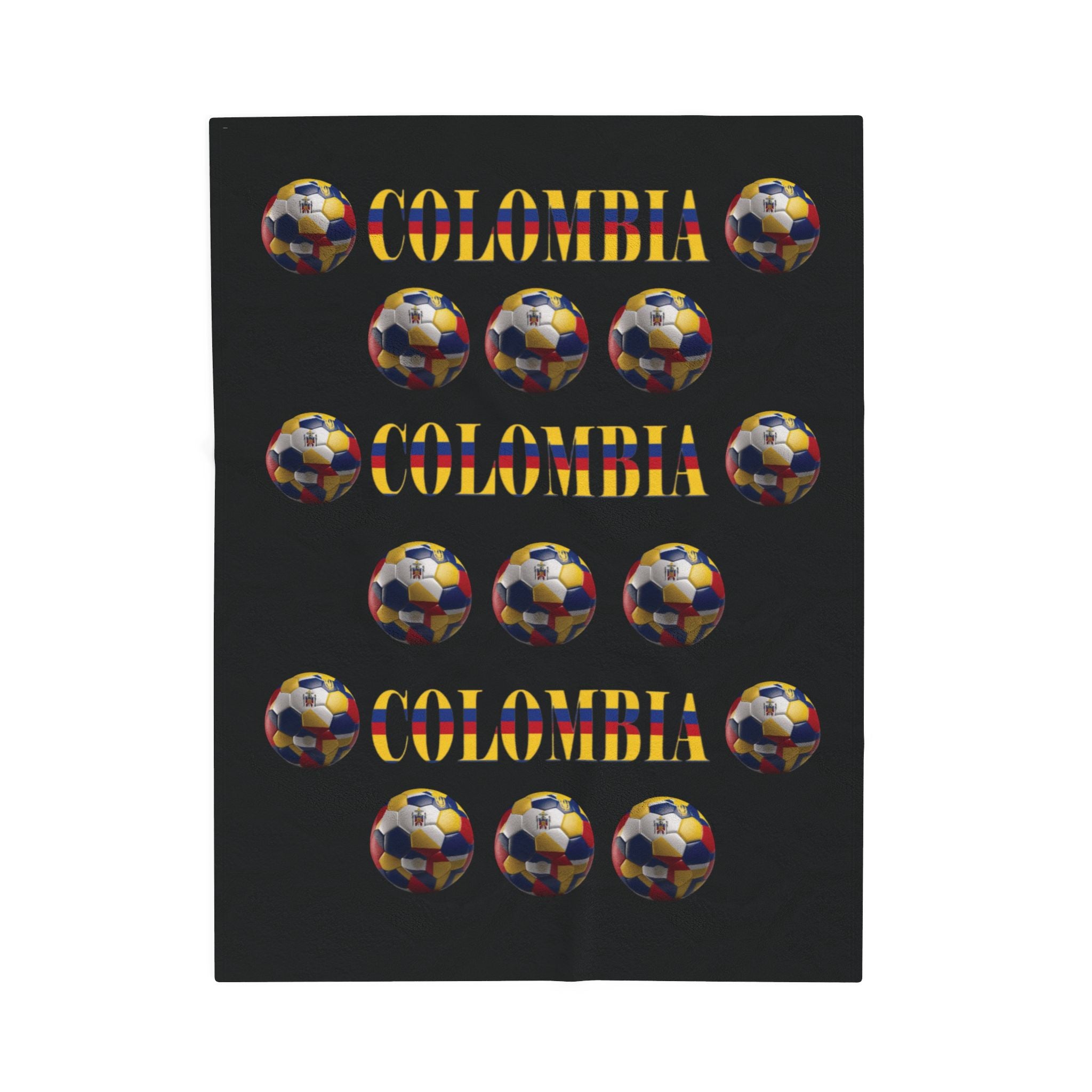 Manta de terciopelo de felpa - Diseño colombiano