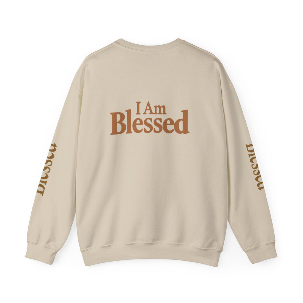 Unisex Heavy Blend™ Crewneck Sweatshirt with 'I Am Blessed' Design, Cozy Gift for Thanksgiving, Affirmation Apparel, Inspirational [...]