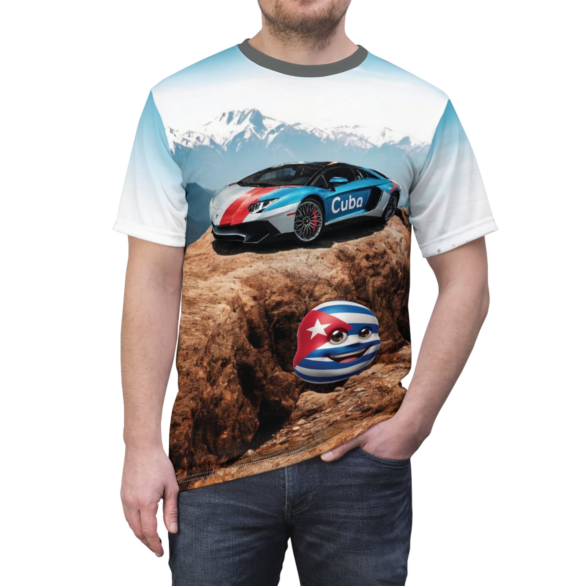 Camiseta inspirada en Cuba para caballeros