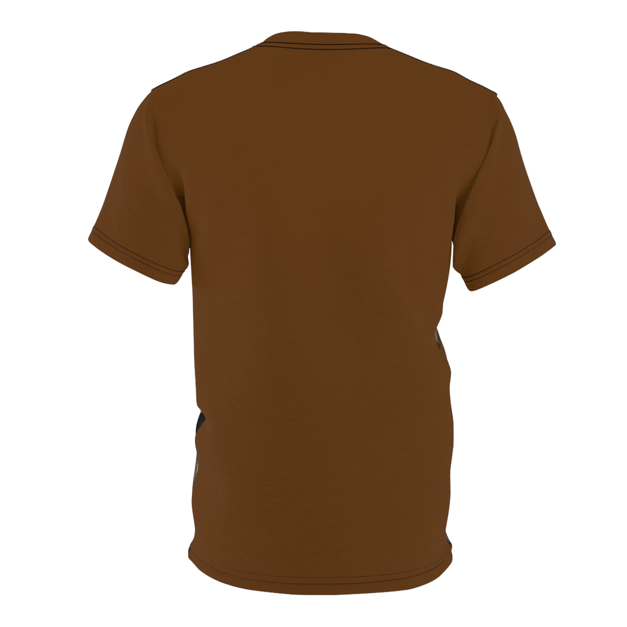 Predator artificial intelligence image t-shirt, brown color for men cut and sew: stylish casual t-shirt, 