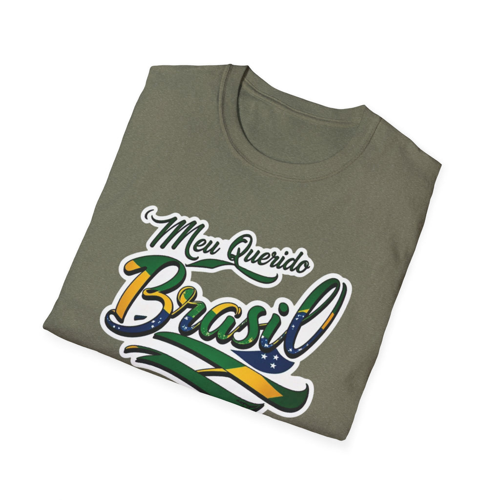 Camiseta Softstyle Unissex Meu Querido Brasil - Celebre o Brasil com Conforto