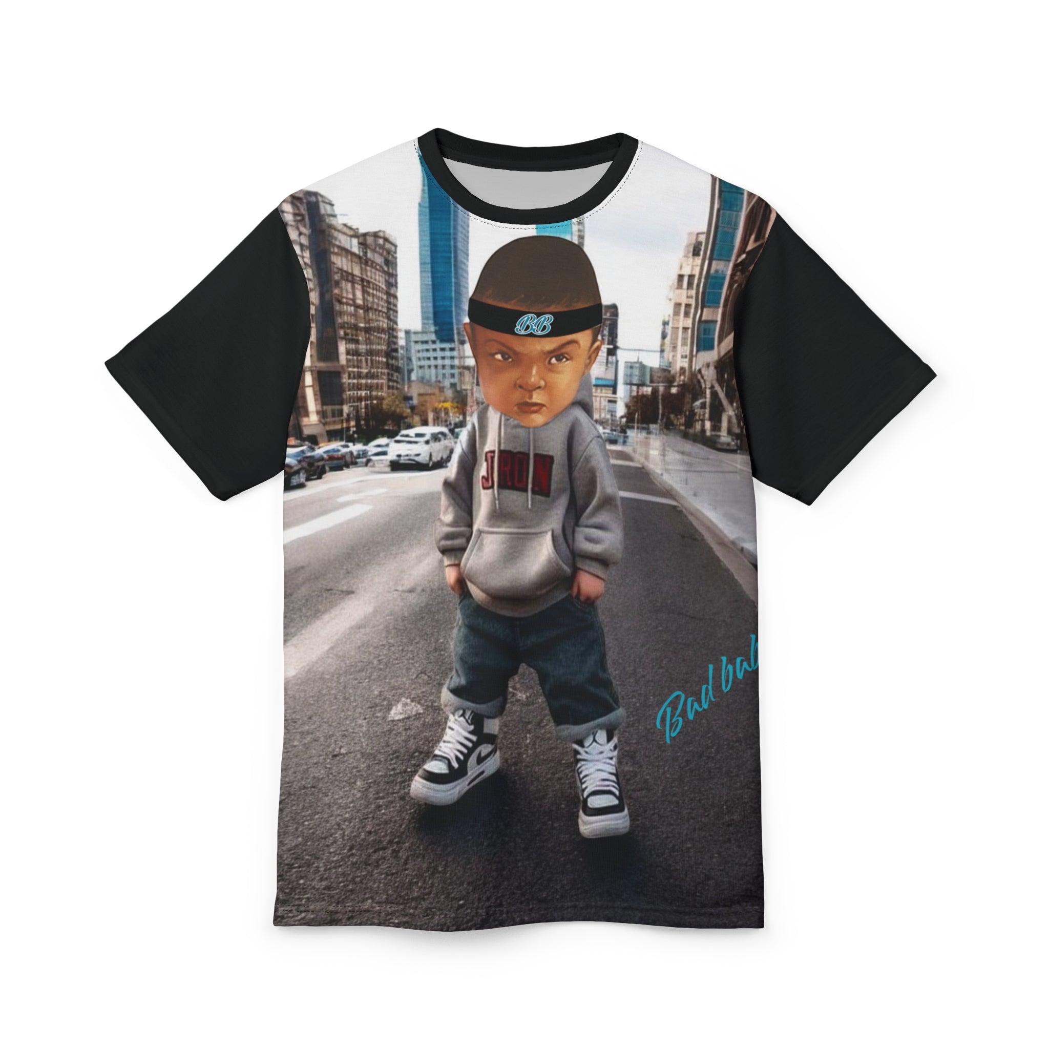 Cut &amp; Sew Men's Tee - Bad Baby Brand - Christmas Gift 