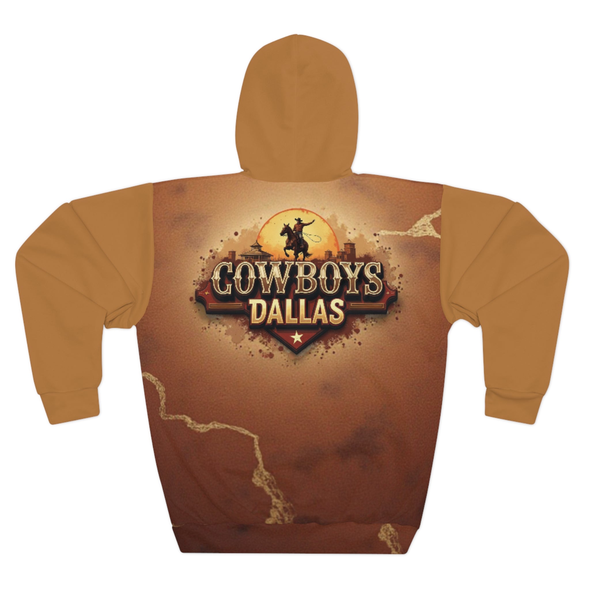Dallas Unisex Pullover Hoodie (AOP)