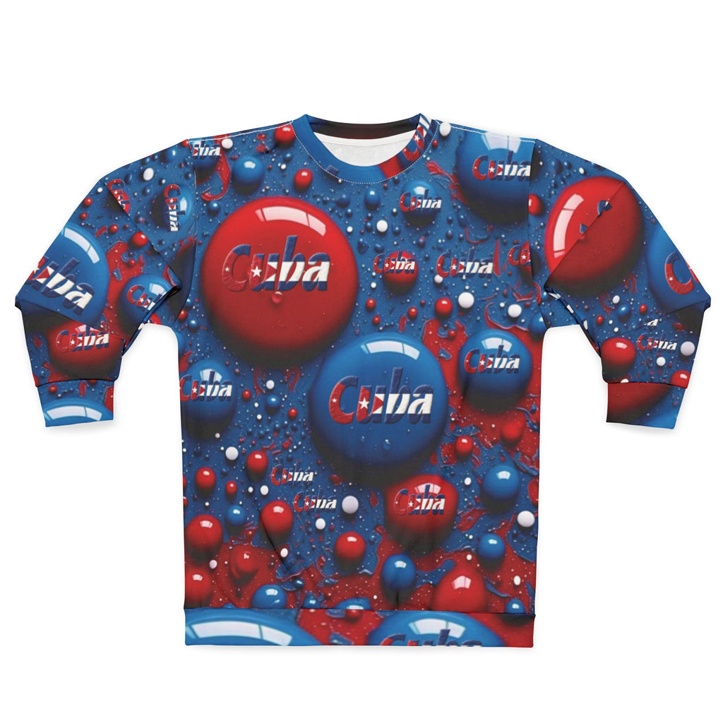 Sudadera de hombre con estampado cubano integral