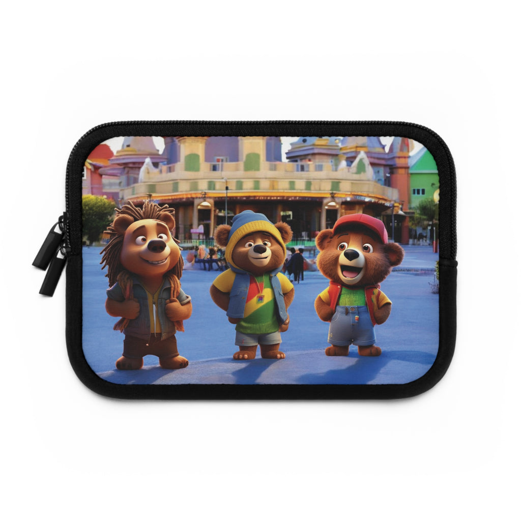 Laptop Sleeve - Cute Funny Bears Image Design