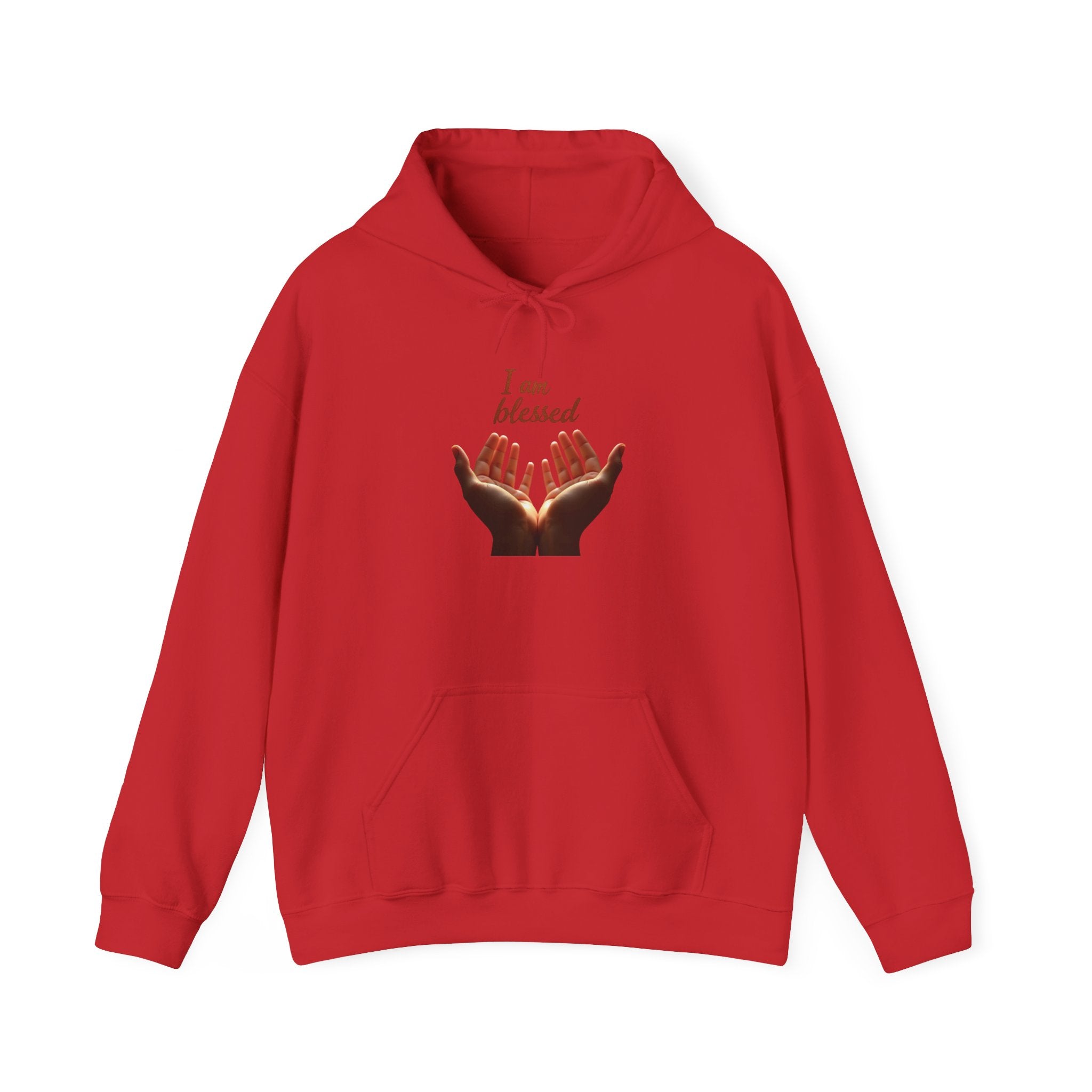 Blessed Hands Unisex Sweatshirt - Cozy Hooded Pullover, Inspirational Gift, Perfect for Gratitude, Faith, and Everyday Comfort