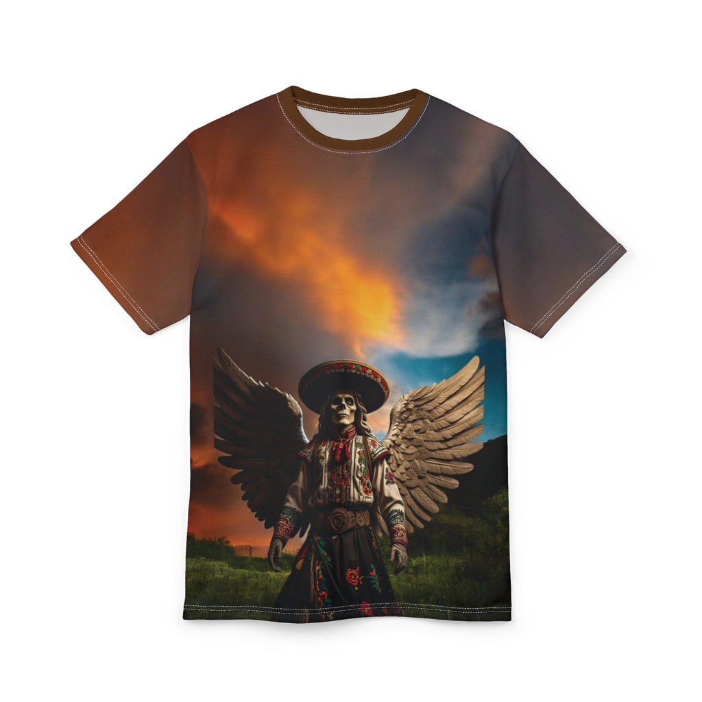 Camiseta “Catrina Alada” Atardecer – Arte Mexicano