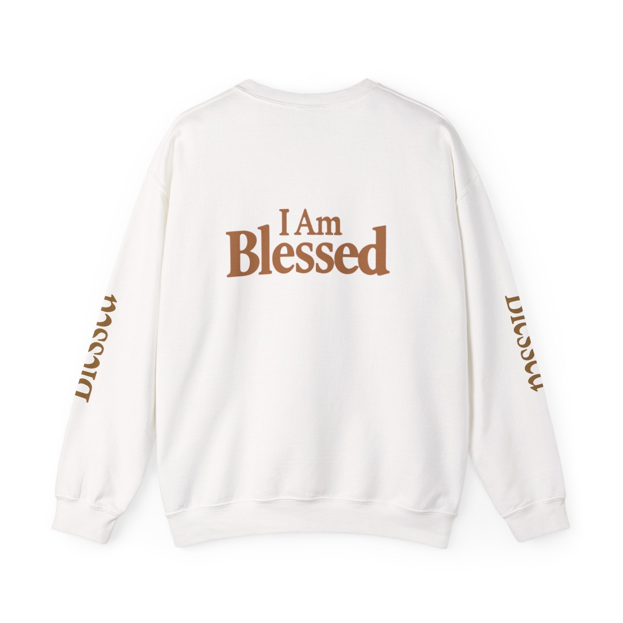 Unisex Heavy Blend™ Crewneck Sweatshirt with 'I Am Blessed' Design, Cozy Gift for Thanksgiving, Affirmation Apparel, Inspirational [...]