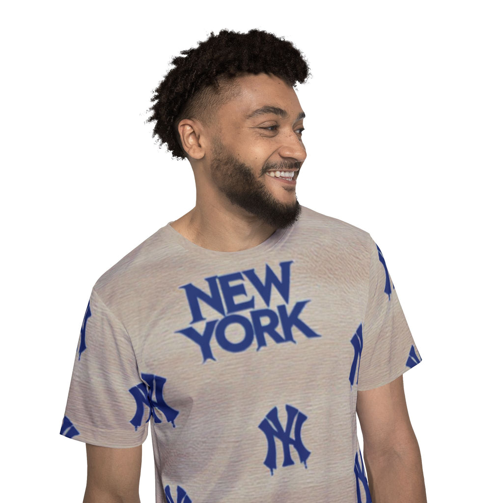 New York Patterned Sports Jersey — All-Over Print Athletic Tee