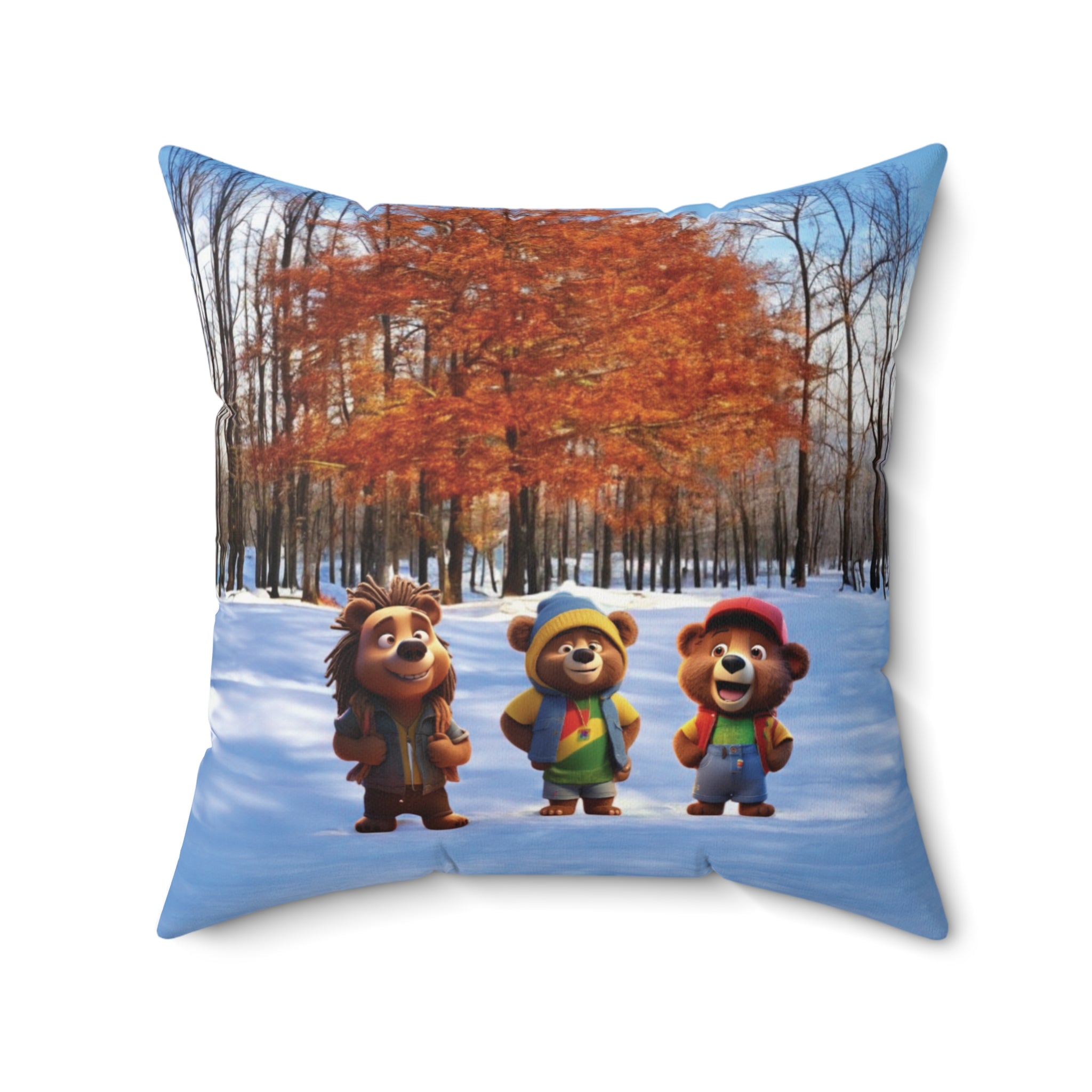 Spun Polyester Square Pillow