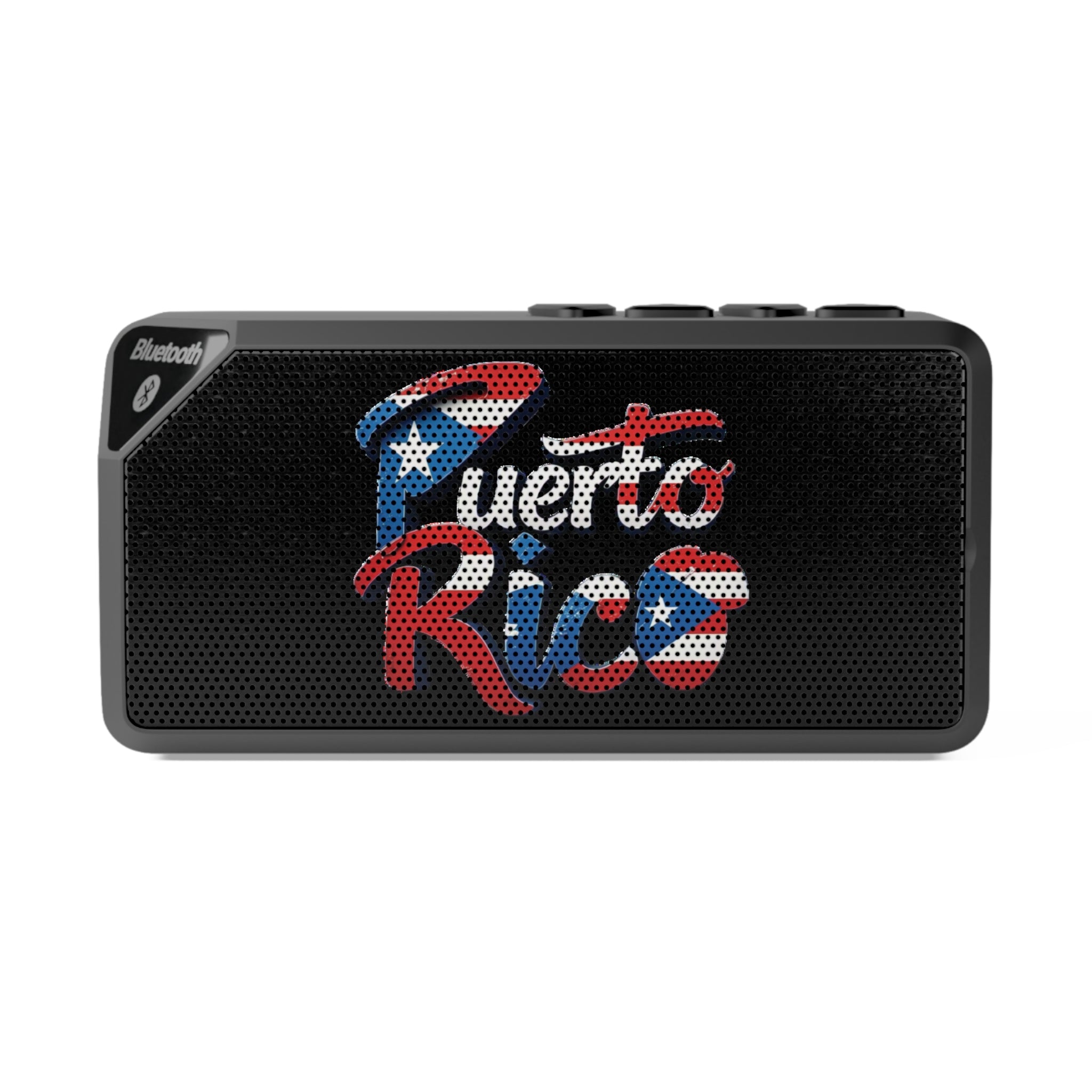 Altavoz Bluetooth de Puerto Rico: sistema de sonido inalámbrico con diseño patriótico
