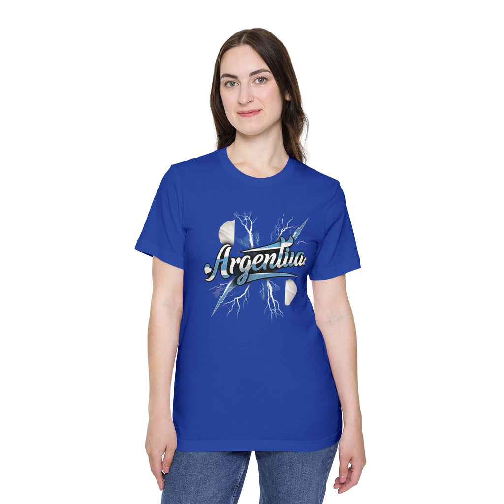 Camiseta gráfica de Argentina: estilo casual, unisex, hecha en EE. UU.