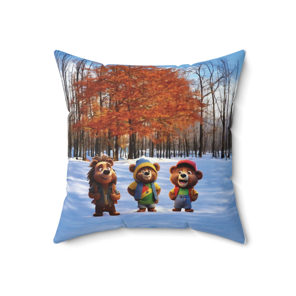 Spun Polyester Square Pillow