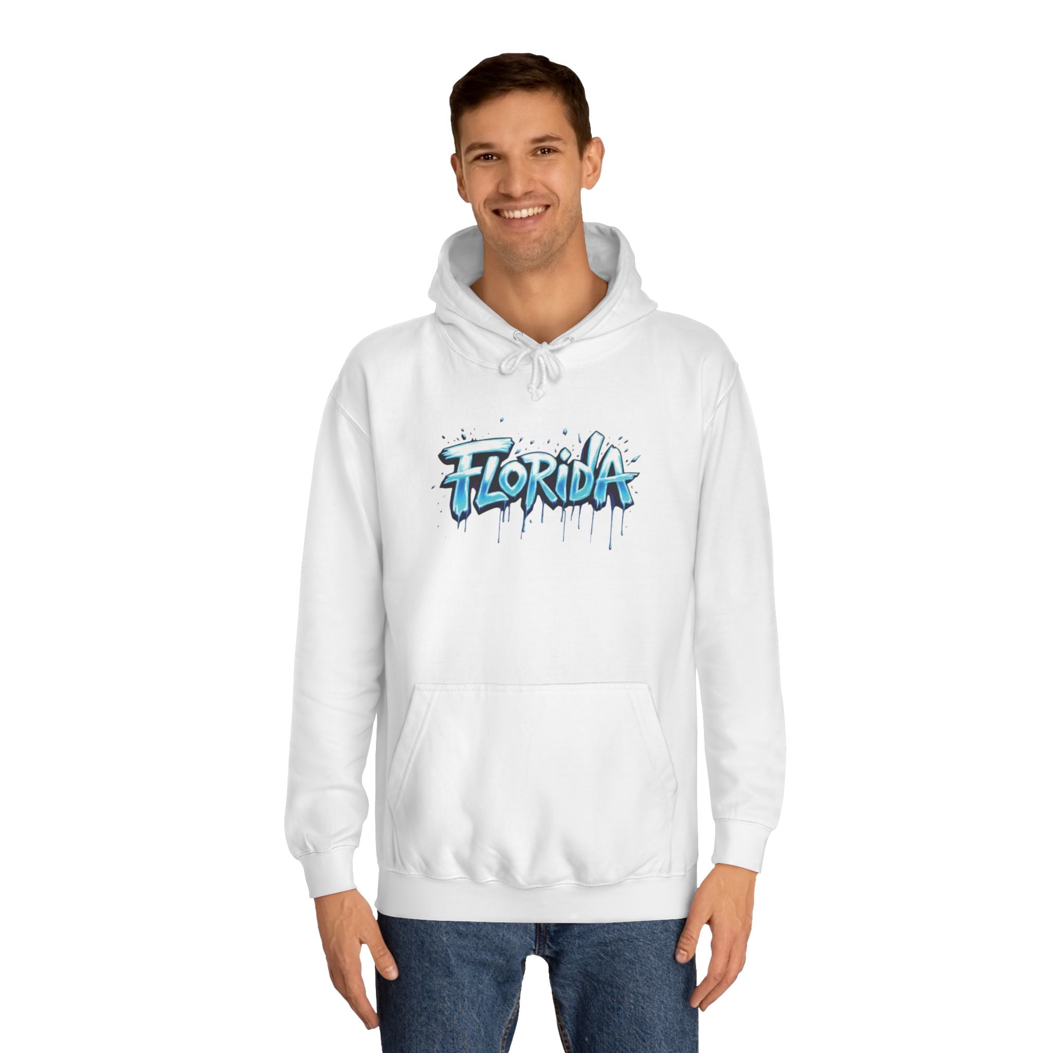 Florida Unisex College Hoodie - Trendy Pullover, Stylish Gift for Students, College Apparel, Casual Wear
